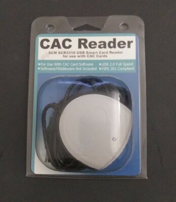 Identiv, SCR3310v2.0, USB Smart Card Reader, Grey