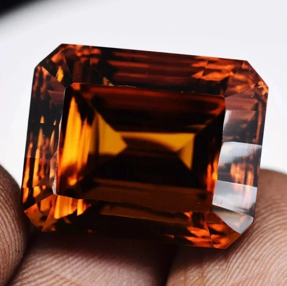 Turmalina Natural Calidad AA++ Corte Fino 28+ Ct NARANJA CARMESÍ Piedra Preciosa Suelta Foto 2 de 4