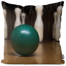 Kegeln Bowling Bahn Kissenbezug Kegel Spiel Bowlingbahn kugel bowlingkugel kege