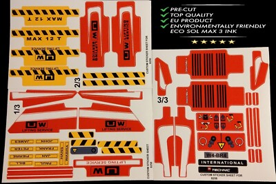Custom Aufkleber für 8258 Replacement Sticker for 8258
