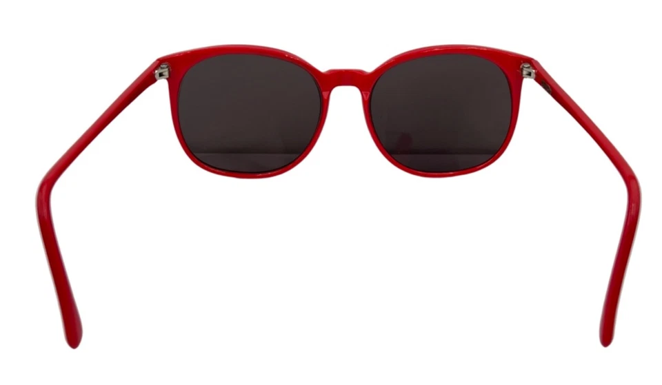 Gafas de sol vintage Polo Ralph Lauren 25 rojas ovaladas Italia con lentes nuevas Foto 4 de 4