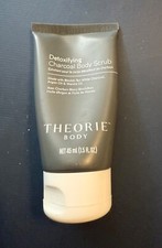NEW Sealed Theorie Body Charcoal Bamboo Detoxifying Body Scrub, 1.5 fl. oz