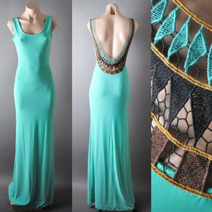 open back maxi dress casual