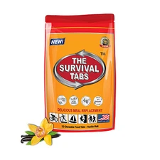 Survival Emergency Food  Eat, with 12-Tab Vanilla Food Supply