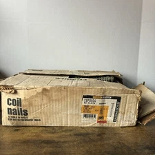 Stanley BOSTITCH C6P99DG 2” 6D Plain Shank Coil Framing Nails 3600 PACK NOS