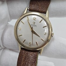 Vintage Omega Mens Wrist Watch Automatic Cal 550 Swiss 17 Jewels 10k Gold Filled