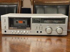 1981 Vintage Sanyo Stereo Cassette Deck RD S21 CLEAN See Photos
