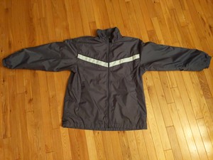 Nike Mens Windbreaker RN 56323 CA 05553 Size M Gray white Line Zip Up | eBay