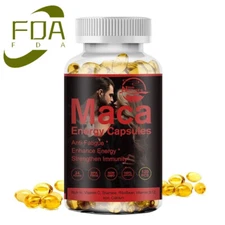 Maca Root Capsules | Libido | Energy Testosterone Booster Sexual Health Stamina