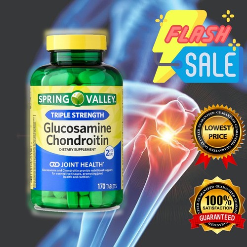 Spring Valley Glucosamine Chondroitin Joint Triple Strength 170 Tablets