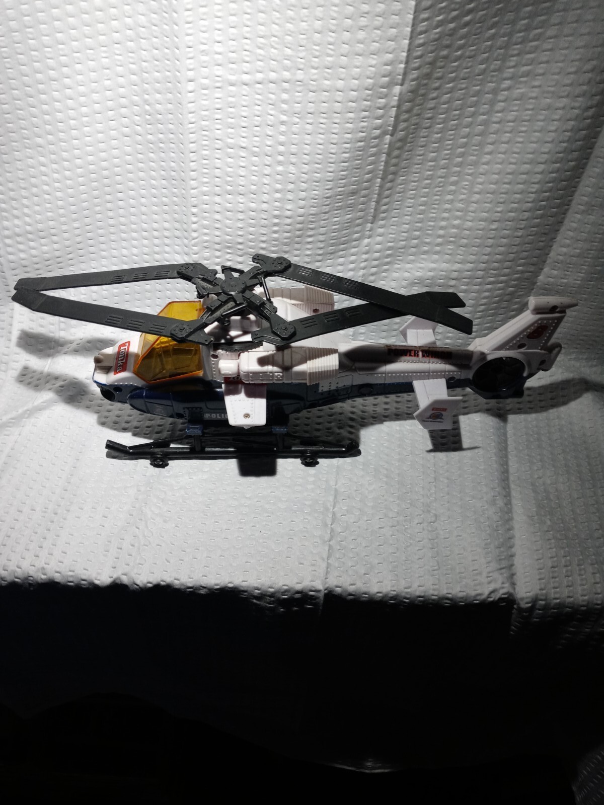 Tonka Hasbro FunRise Police Dept Power Winch Rescue Helicopter Lights