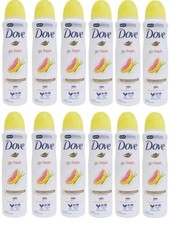 Dove Grapefruit and Lemongrass Deodorant Spray 150 Ml 12 PACK