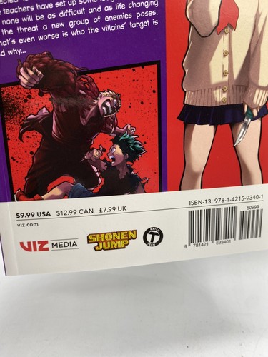 My Hero Academia Manga, Vol 9, Kohei Horikoshi, English, New - Picture 5 of 7