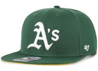 47 Brand Oakland Athletics Sidepatch Sure Shot Captain Snapback Cap Forty Seven