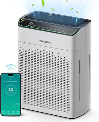 MORENTO MR5866 Air Purifiers for Large Room, antique white