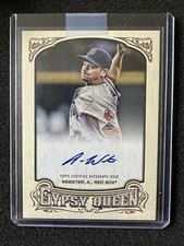 2014 Topps Gypsy Queen Auto Allen Webster #GQA-AW Auto