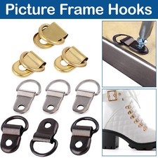 PICTURE FRAME HOOKS D RINGS HANGERS FRAME HANGING FRAME FIXING 2/10/50/100PCS