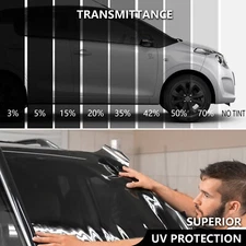 Nano Carbon Window Film 2-PLY 5% 20% 35% VLT Tint Shade All Sides & Rears 