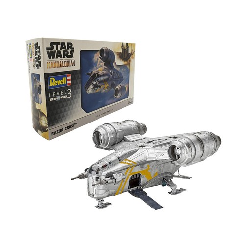 Revell 1:72 Scale Star Wars Mandalorian Razor Crest Model Toy Set - Picture 2 of 2