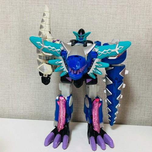 BANDAI Japón DX Megazord Power Rangers Dino trueno sentai Abaren Oh Bakuren Oh - Imagen 5 de 16