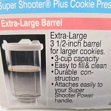 Proctor Silex Super Shooter Plus Accessory Kit King Size Cookies 6 Discs 