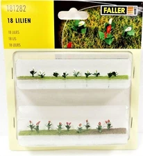 HO Scale Faller Gmbh 181282 Lilies pkg (18)