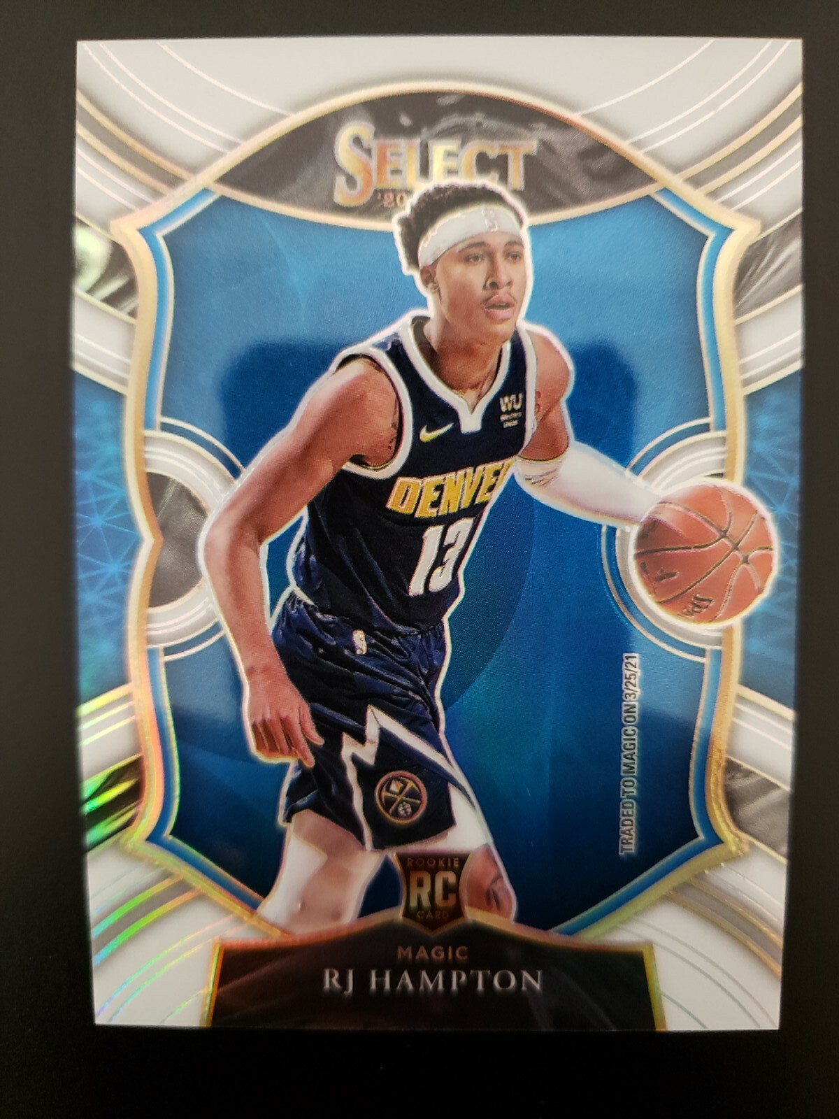 2020-21 Panini Select Basketball #84 RJ HAMPTON White Prizm Rookie SP /149 🔥📈