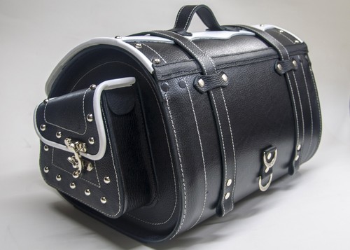 Waterproof Genuine Leather, Sissy Bar Luggage Trunk Bag Siberia 40K - Bild 3 von 5