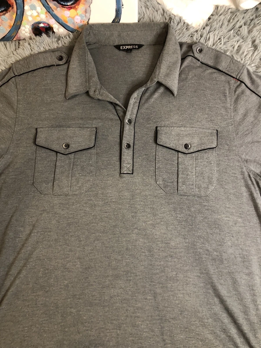Express short sleeve outlet button down