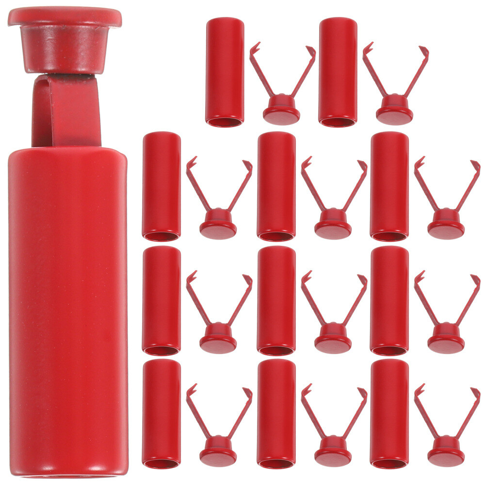 APL 12 Pezzi Fermacavi Fibbia Fissaggio Coulisse per Coulisse Tappo