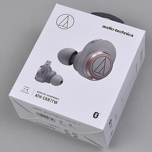 Audio Technica ATH-CKR7TW-GY Full Wireless Bluetooth Earphone Gray Japan NEW