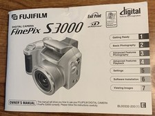 Fujufilm FinePix S3000 Owners Manual For Digital Camera 130 Pages