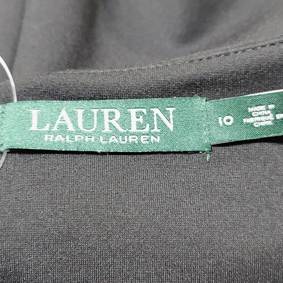 Ralphlauren One Piece Crew Neck/Long Sleeve/Knee Length Black White eBay