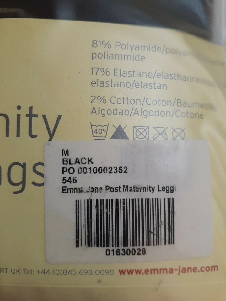 MALLAS EMMA JANE POST MATERNIDAD (NEGRAS) TALLA 546 MEDIANA ENVÍO GRATUITO  Foto 3 de 3