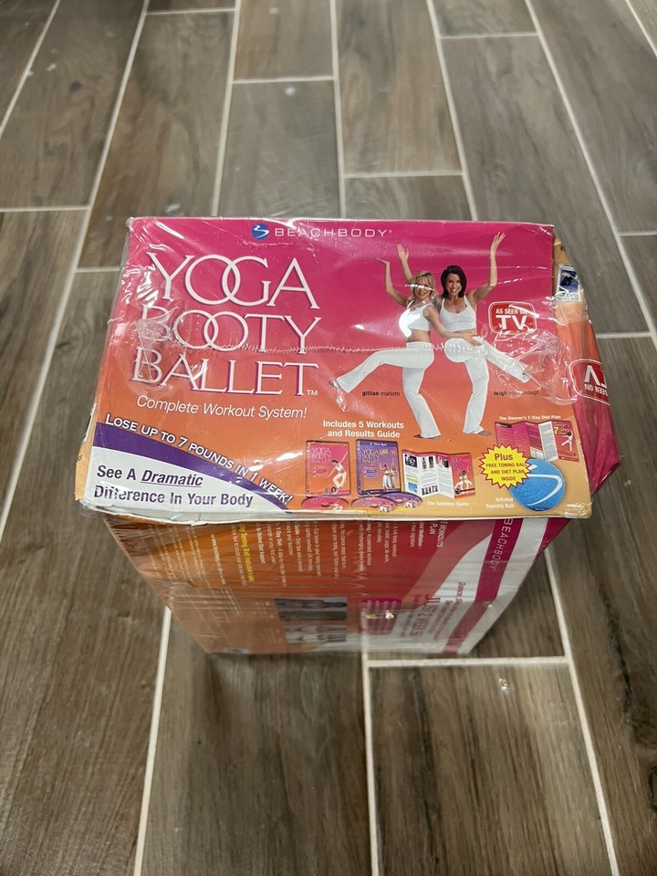 Beachbody Yoga Booty Ballet Kit Complete Workout System *Damaged Box