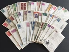 US STAMPS Lot of (75) Various 1940's-50's 1st Day Issue Covers USED