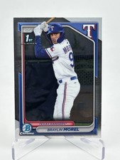 2024 Bowman Chrome Braylin Morel 1st #BCP-192 Texas Rangers