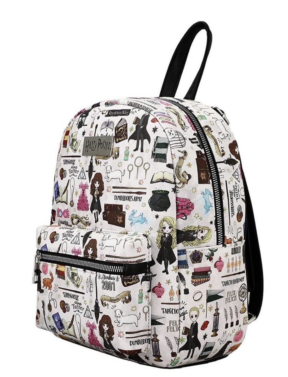 NWT BIOWORLD Harry Potter ICONS Backpack New Harry Potter Icons Watercolor Mini Backpack Hogwarts  main image 2