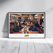 Seinfeld Poster, TV Series Print, Wall Art, Home Decor 24x36"