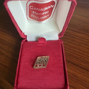 Canadian Pacific Railway/Soo Line 20 Years of Service Pin 