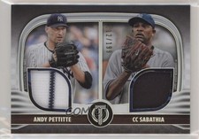 2022 Topps Tribute Dual Relics 2 Player /199 CC Sabathia Andy Pettitte HOF 0ce9