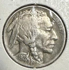 1928D US Buffalo Nickel! "Denver" Mint! Very Fine! Old US Coin!