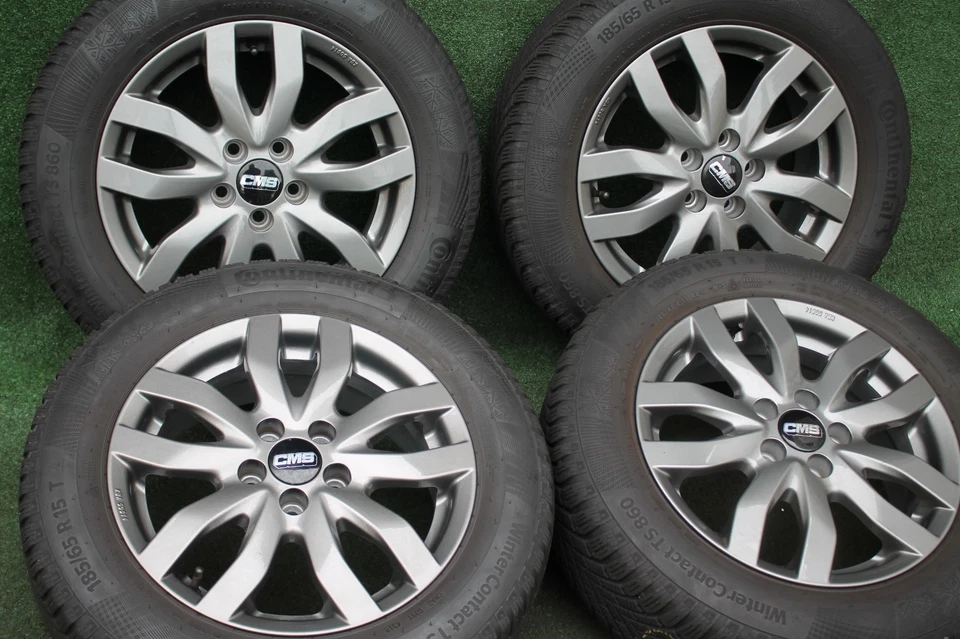 VW Polo 6 AW 2G Fabia 4 PJ Ibiza KJ Audi A1 GB Winterräder 185/65 R15 88T ca.6mm - Bild 4 von 4
