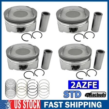 2AZFE Pistons & Rings Kit Fit For 2006-2013 Toyota Camry RAV4 Scion tC XB 2.4L