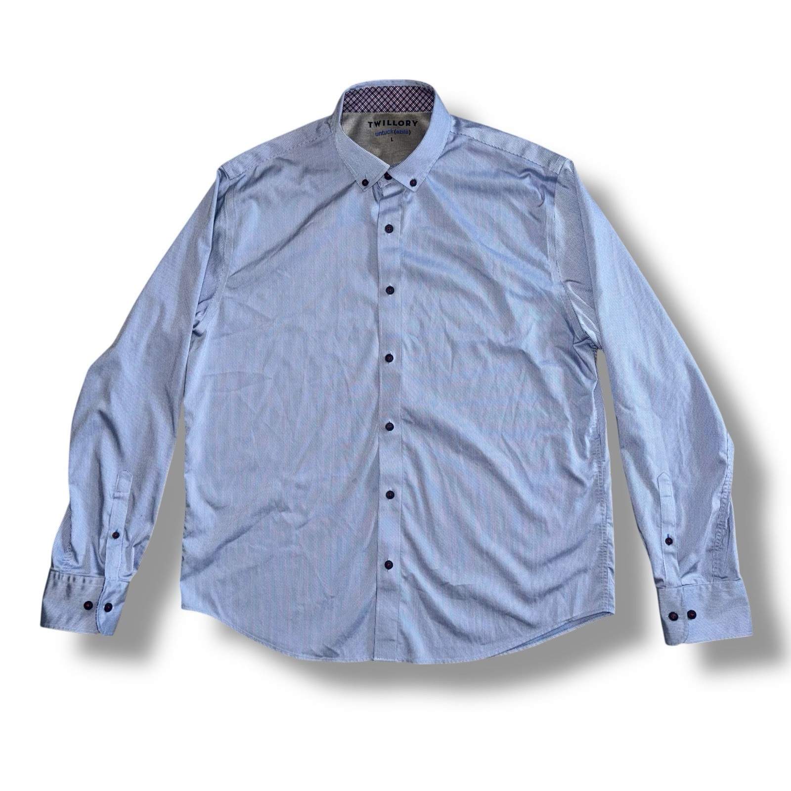 Twillory Untuckable Performance Button Down Shirt… - image 1
