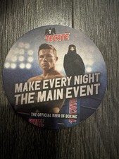 Tecate Cerveza Beer Coasters 2 Barware Canelo Alvarez Born Bold