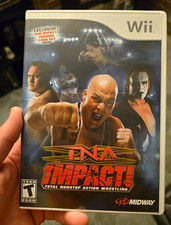 Midway TNA iMPACT! Nintendo Wii Manual Included T Teen NTSC-U/C 2008