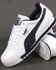 Puma Roma Trainer Exclusivo Blanco/DK Azul Marino