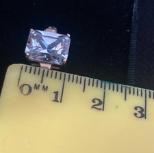 Solid 10k CZ Engagement Ring