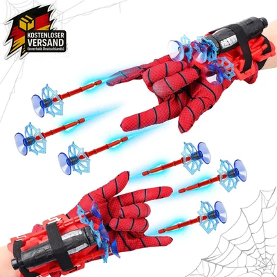 2 Set Spider Launcher Handschuhen, Spider Spielzeughandschuh, Spider Spielzeug C